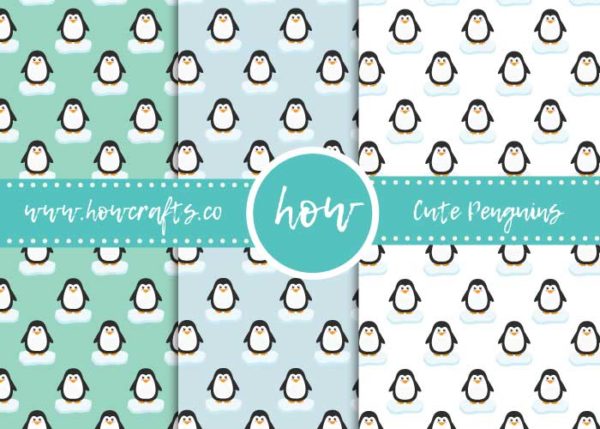 Cute Penguin Wrapping Paper