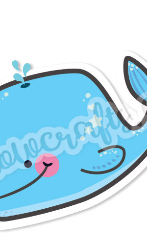 Blue Whale Sticker