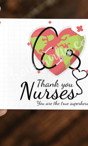 thank you nurses card